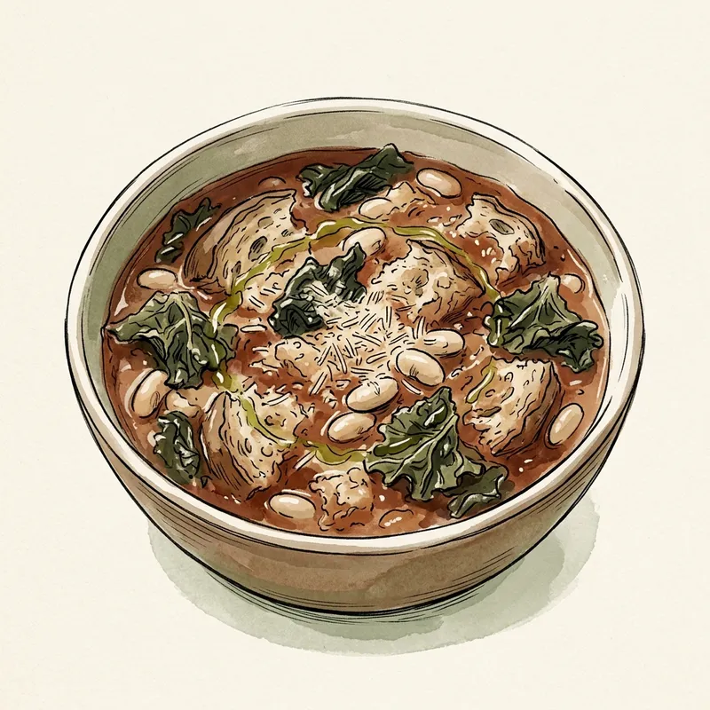 Illustrated depiction of Tuscan Ribollita