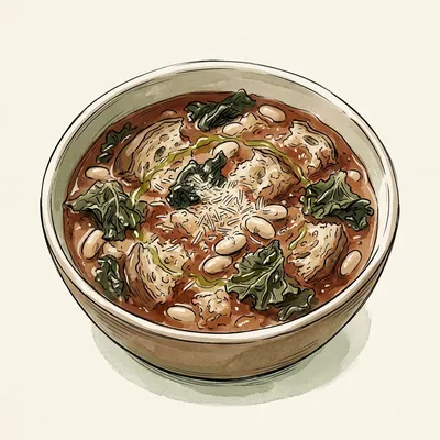 Illustrated depiction of Tuscan Ribollita